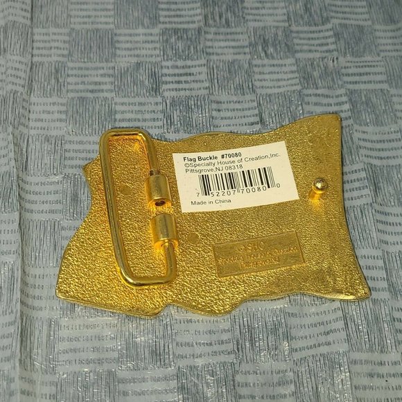 Specialty House of Creation US Flag Belt Buckle - Picture 2 of 3
